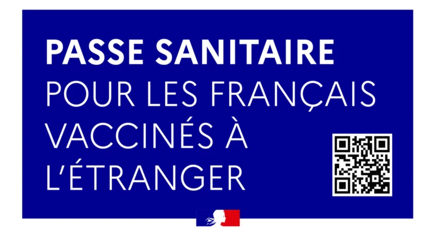 Passe sanitaire – Délivrance d’un QR code pour les Français de l’étranger vaccinés en France