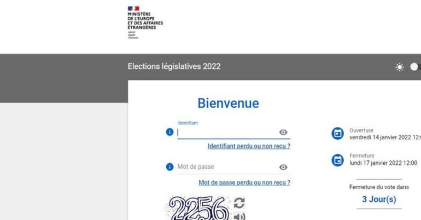 Test du vote en ligne pour les élections législatives