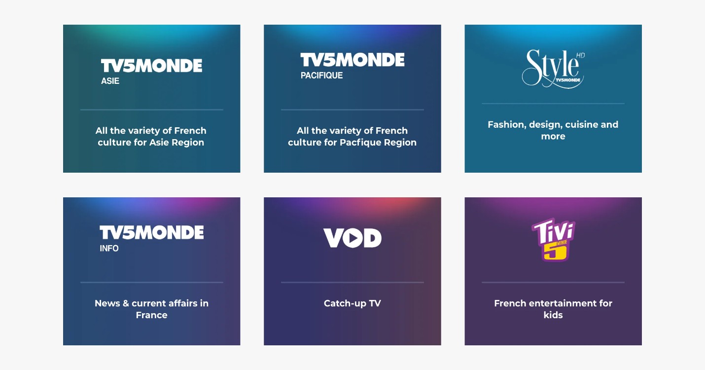 Sélection Février TV5 Monde Asie