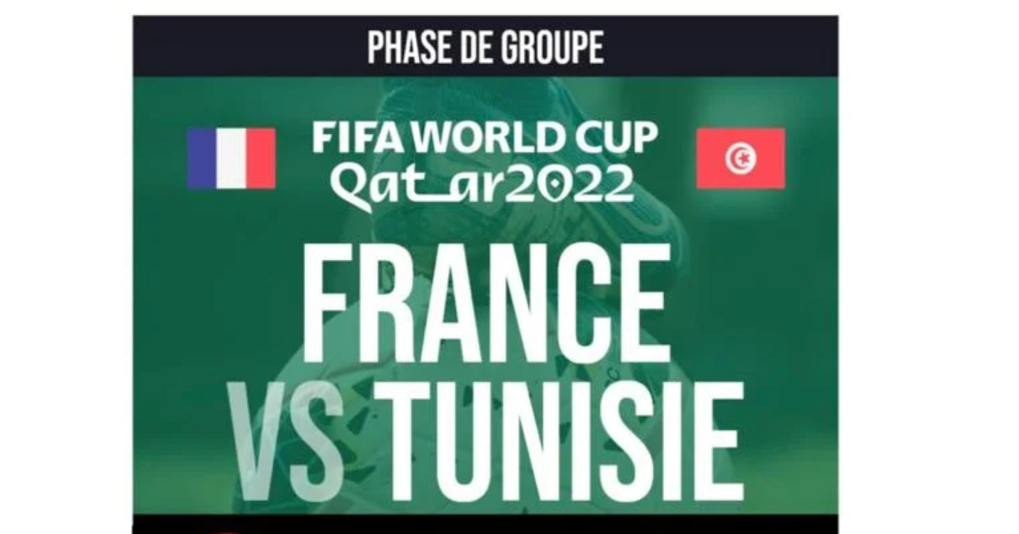 Coupe du monde de football – Suivre le match France/Tunisie mercredi 30 novembre à Hong Kong