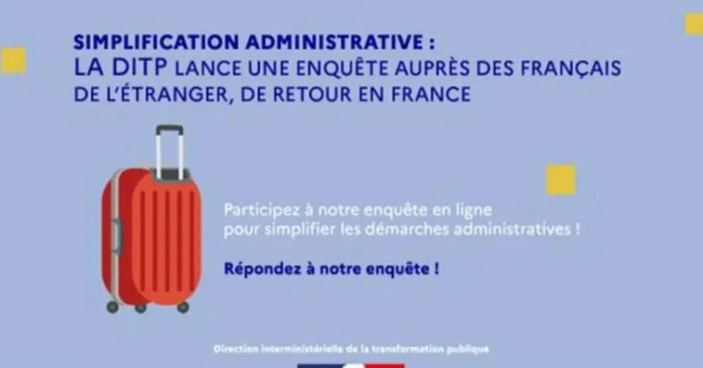 Expatriés de retour en France ? Participez à l’enquête de la DITP