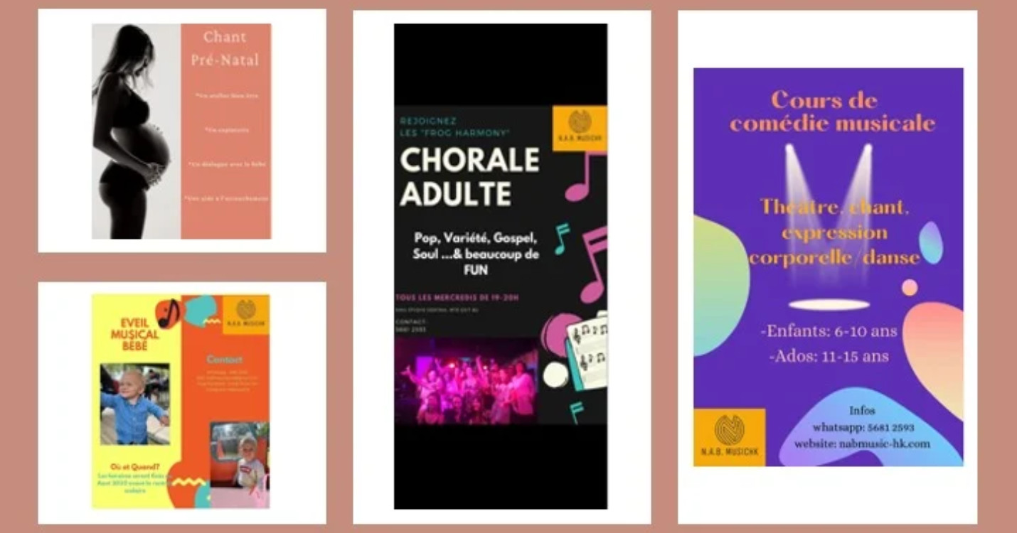 Des cours de comédie musicale, en français, pour enfants