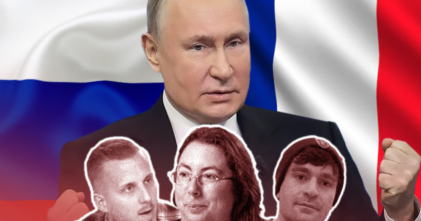 Les influenceurs francophones de Vladimir Poutine
