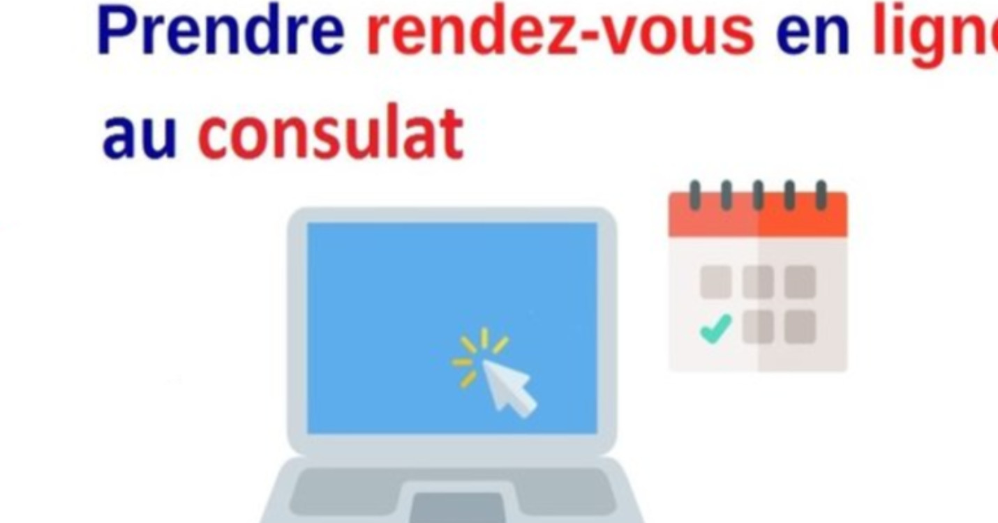 Un site pour prendre rendez-vous au Consulat !