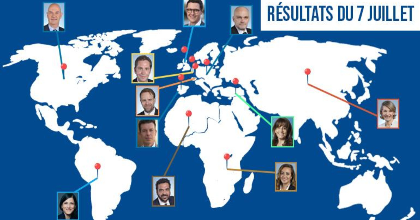 Les résultats des 11 circonscriptions des Français de l’étranger