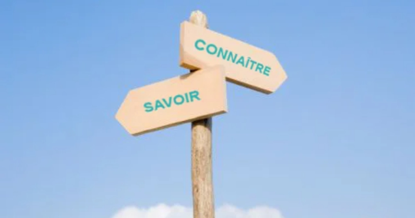 Savoir et connaître