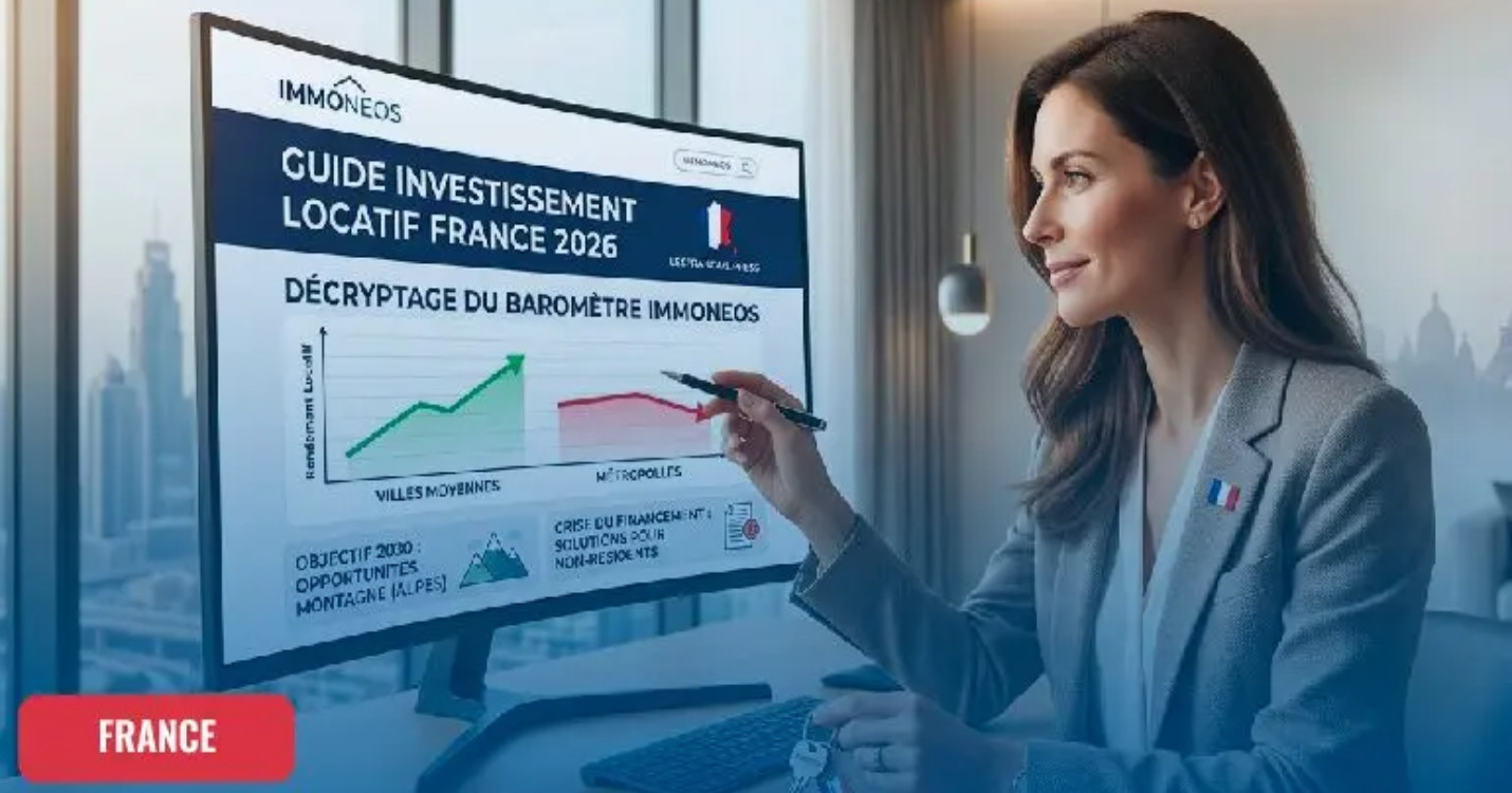 Investissement locatif en France, décryptage du baromètre Immoneos