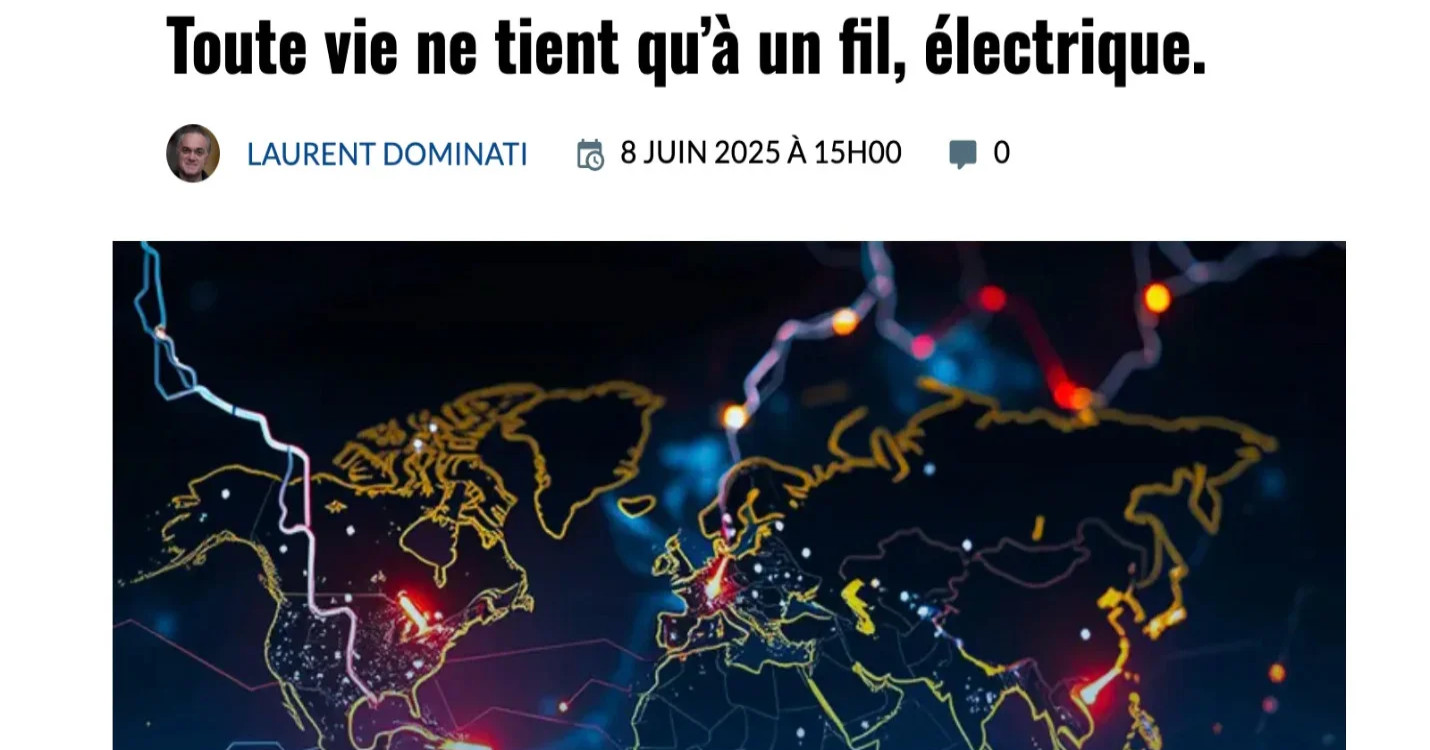 Toute vie ne tient qu’à un fil, électrique – Rediffusion