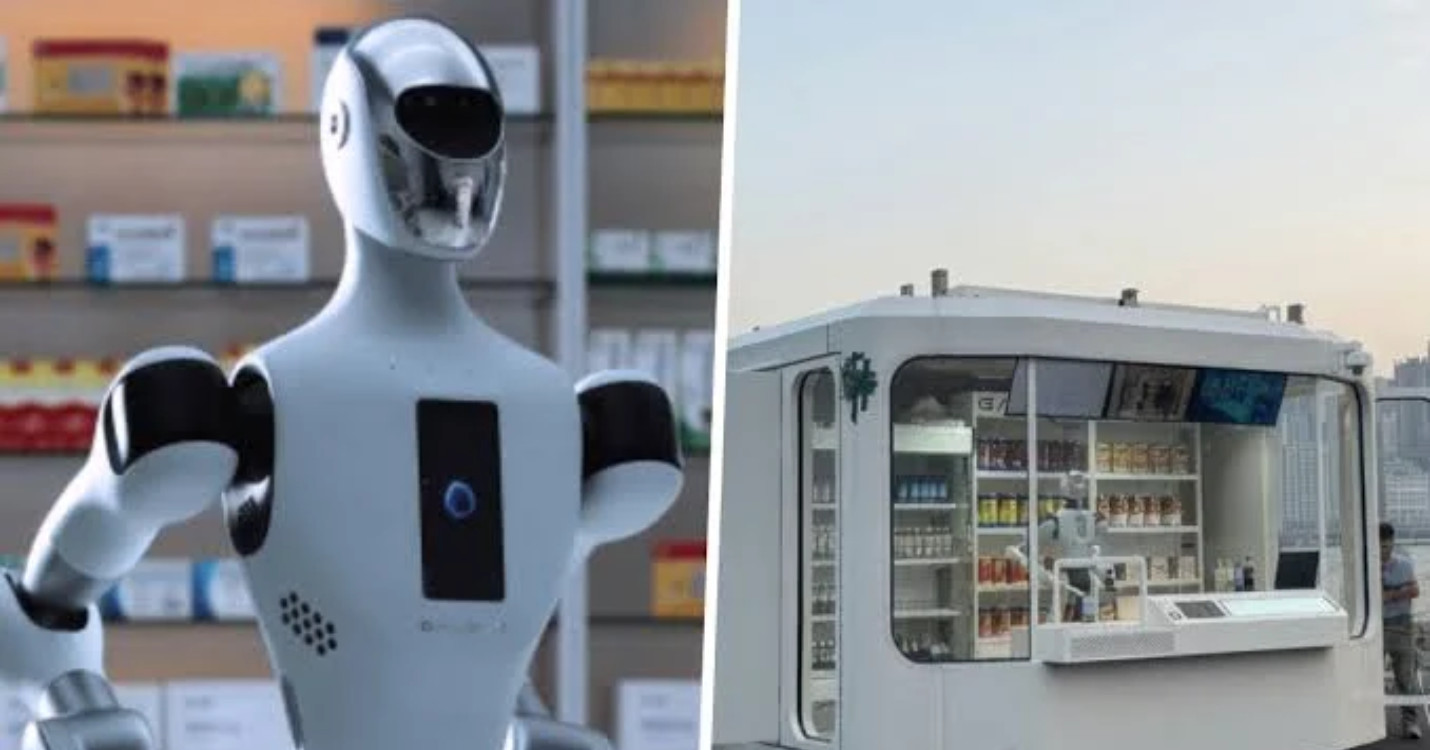 Des robots humanoïdes dans les supérettes de HK – Exposition du photographe français Bertrand Renaud